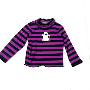 Hanna Andersson Halloween Ghost Long Sleeve Tee Size 100 / 4